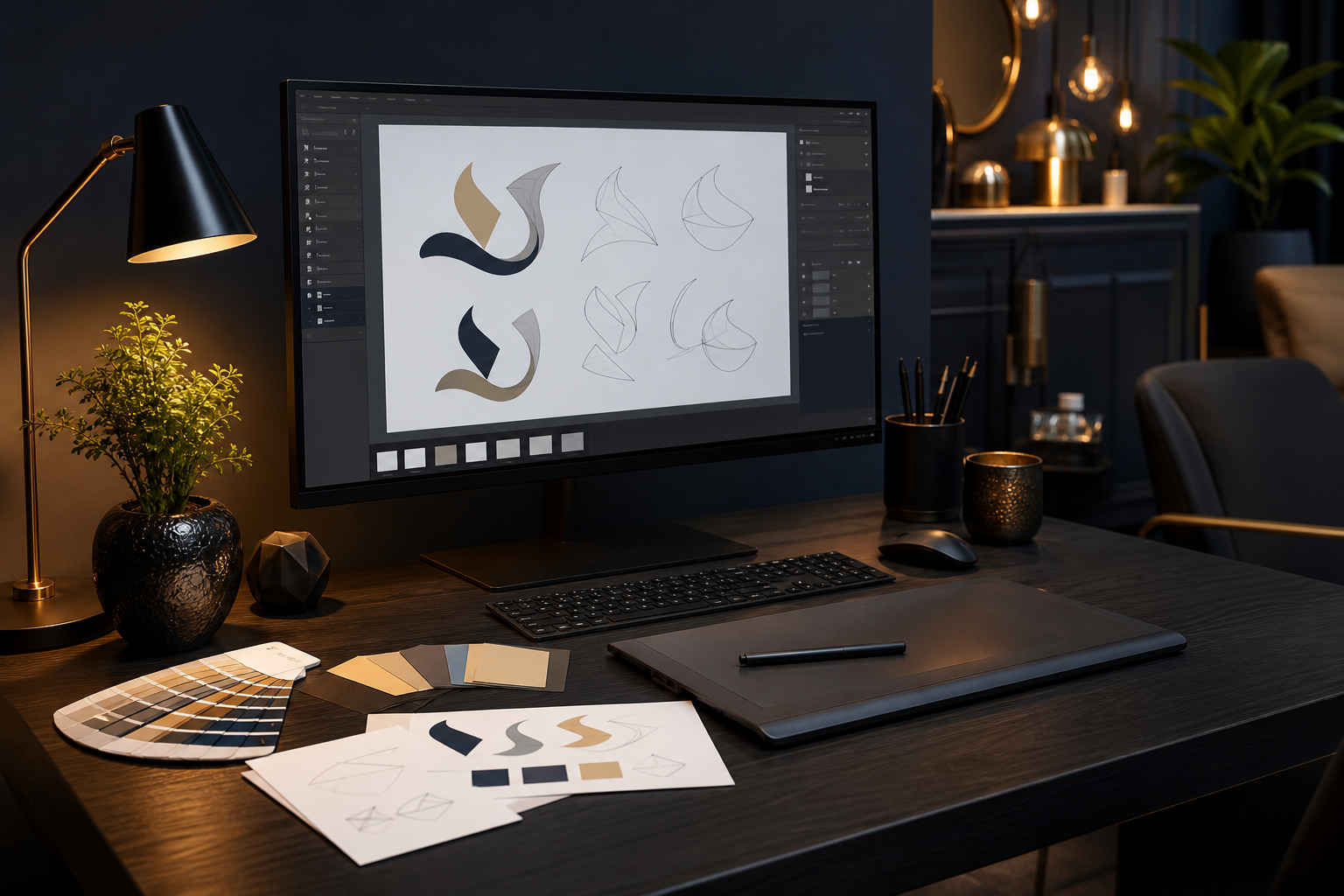 Example of Graphic design — generated illustration with sample data